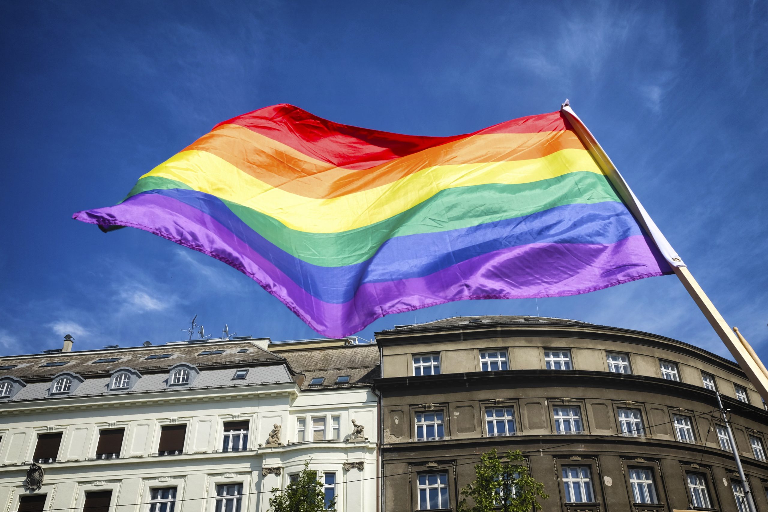 Bandera LGBT mes del orgullo