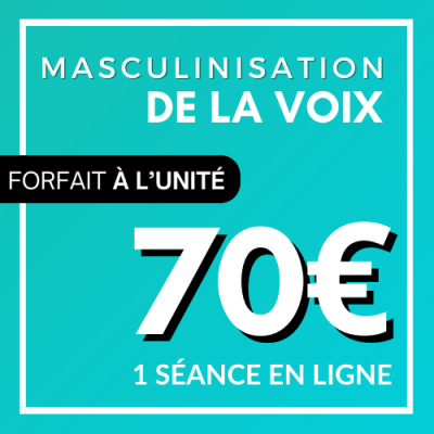 10 seances de Masculinisation de la voix