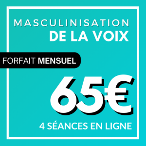 10 séances de Masculinisation de la voix