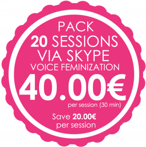 Feminization of voice sessions