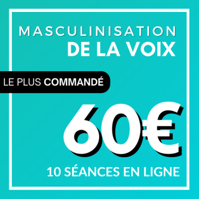 10 seances de Masculinisation de la voix