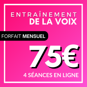 4 séances féminisation de la voix