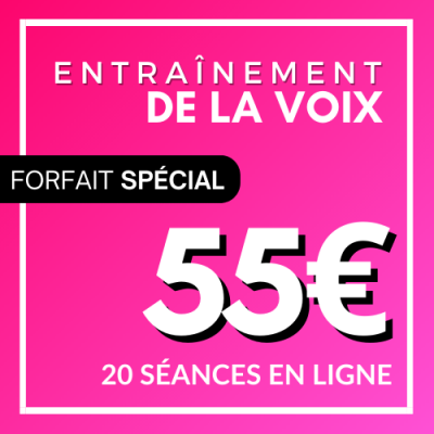 20 séances féminisation de la voix
