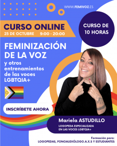 CURSO FEMINIZACIÓN DE LA VOZ FEMIVOZ