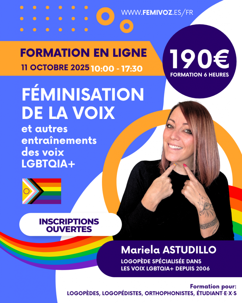 formation féminisation de la voix 2025