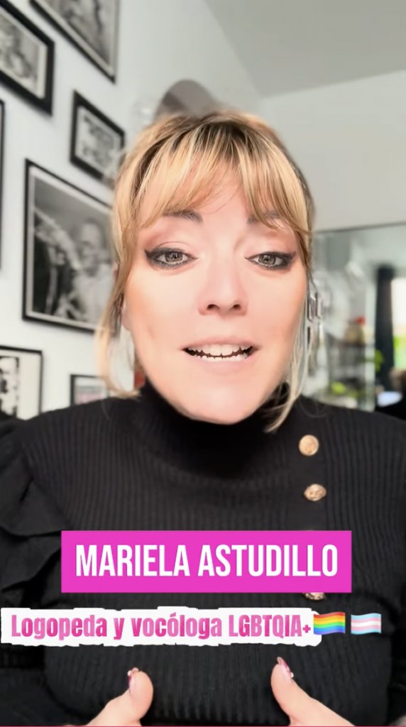 Información feminización de la voz