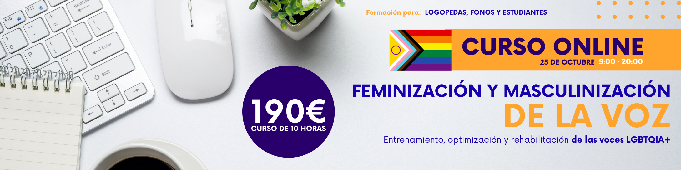 Curso feminización de la voz y masculinización de la voz